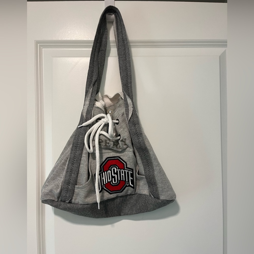 Ohio State sweatshirt handbag